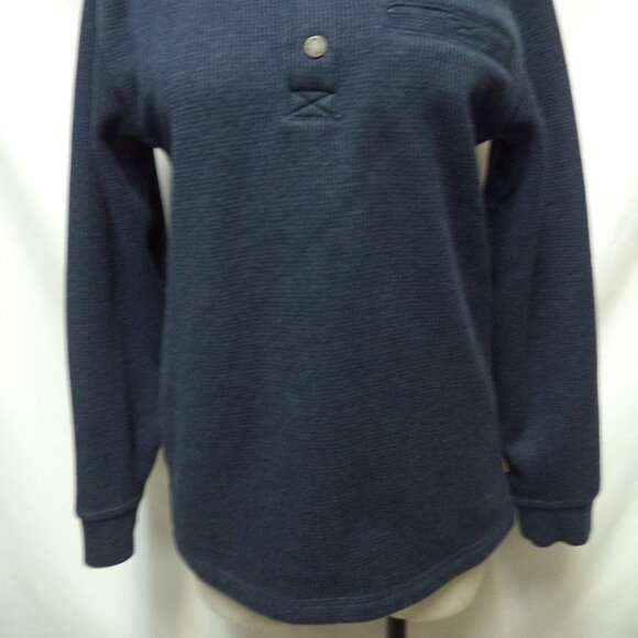 L.L. Bean Katahdin Waffle knit Fleece lined Henley Shirt Top Men Small Sm S - Picture 3 of 16